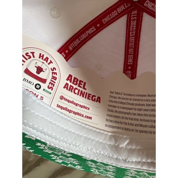 Chicago Bulls Artist Hat Series By Abel Arciniega Adjustable Snapback - Picture 6 of 7